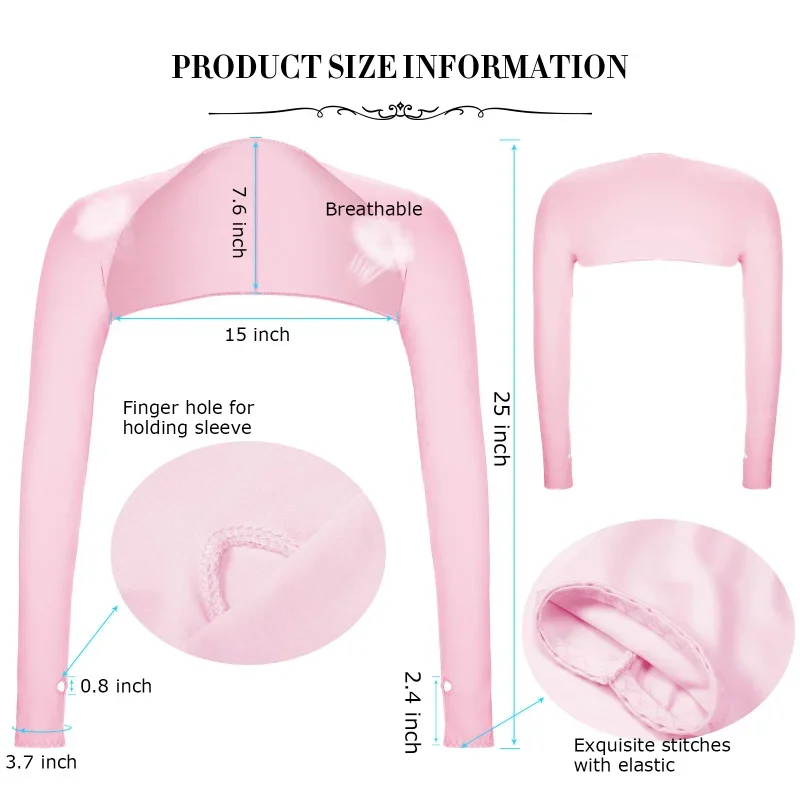 Ice Arm Sleeves Ice Sleeve Gloves Arm Sleeves Sunscreen Gloves Ultra-thin Shawl Arm Sleeves Ice Silk Long Gloves Breathable Sun Protection Anti UV Hand Cover Warmer Outdoor Sports Sleeve