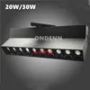 4pcs 10W LED Track Lighting 5x2W LED Rail Lamps AC85-265V Recessed Ceiling Lamps 2