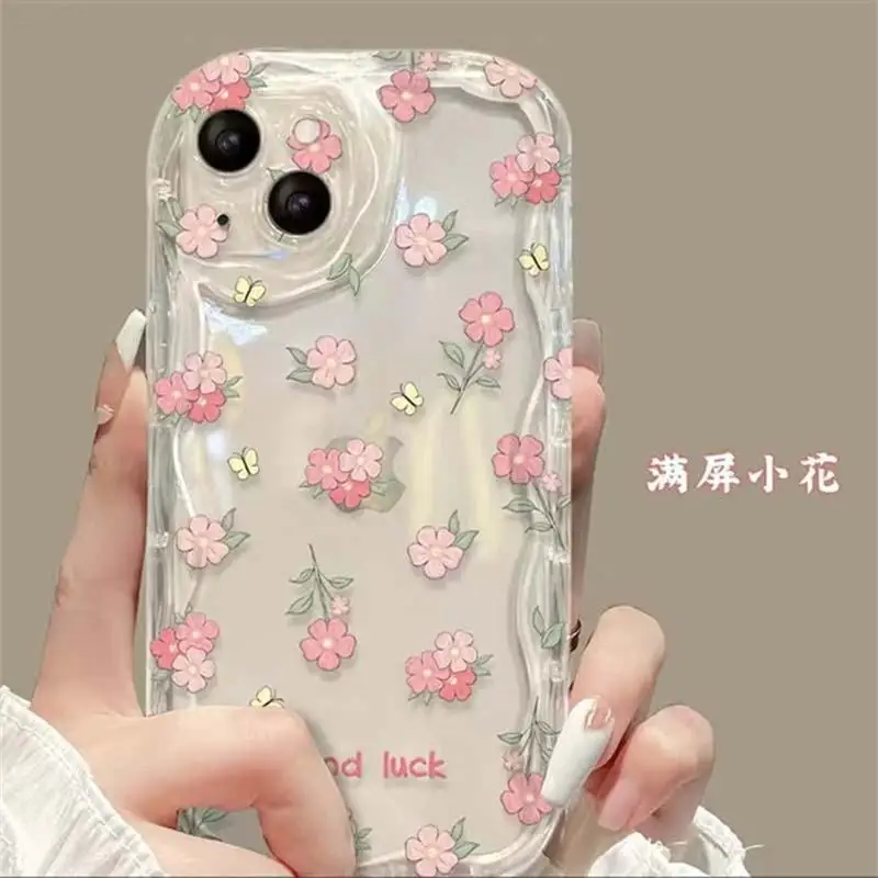 Butterfly Retro Silicone Transparent Phone Case Cover