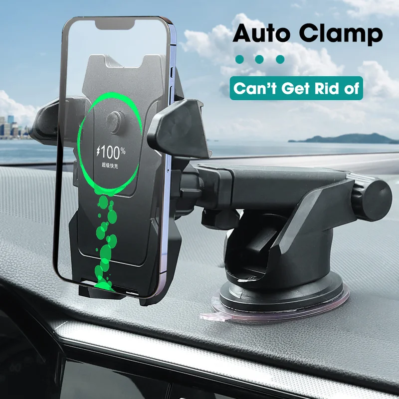 Autotelefoonhouder, dashboardtelefoonhouder, 360° roterende zuignap dashboard telefoonhouder voorruit autohouder voor mobiele telefoon