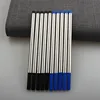 Hight Quality 5/10pc Blue Or Black Offer Special Roller Ball Pen Ink Refills Ballpoint Pen Refill Office School 2