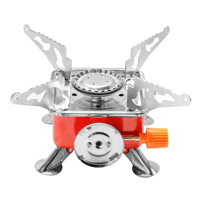 Outdoor Gas Stove Portable Traveling Camping Gas Burner Folding Electronic Stove Hiking Foldable Split Stoves With Storage Bag camping gas stove windproof outdoor gas furnace burner foldable split stove equipment for cooking hiking picnic 3500w 캠핑용 가스레인지