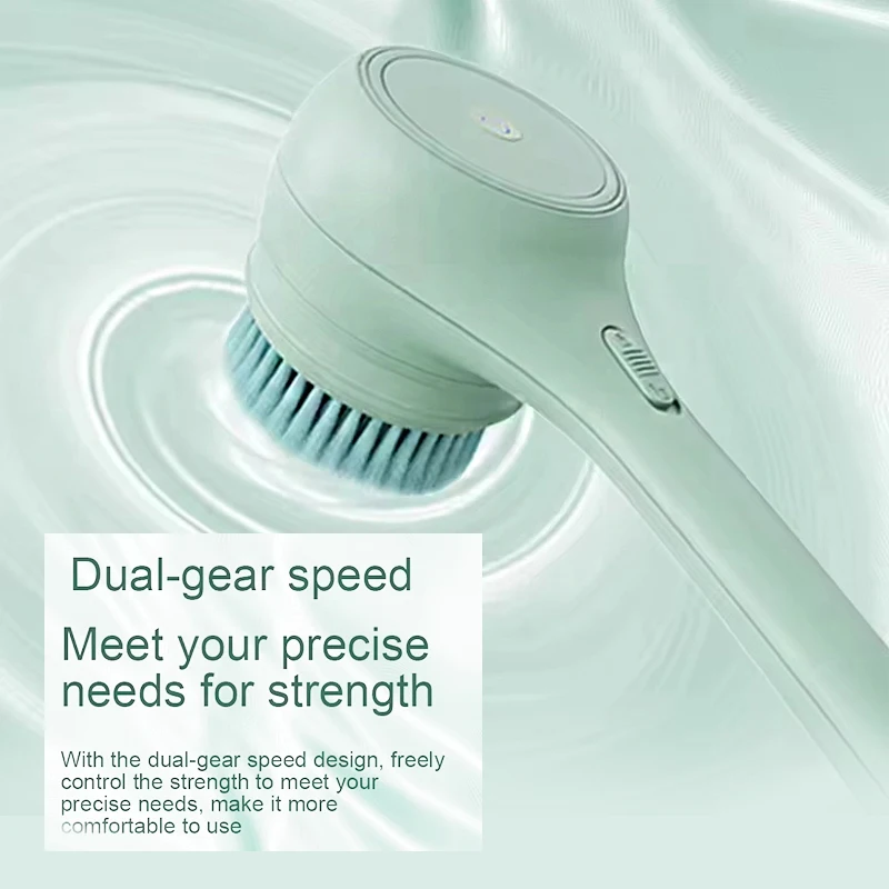 Electric Body Brush Back Scrubber for Shower electric Body Scrub Brush cleaning brush
