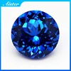 NEW Round Shape Blue Cobalt Spinel Loose Gemstone Diamond for Jewelry Making 1