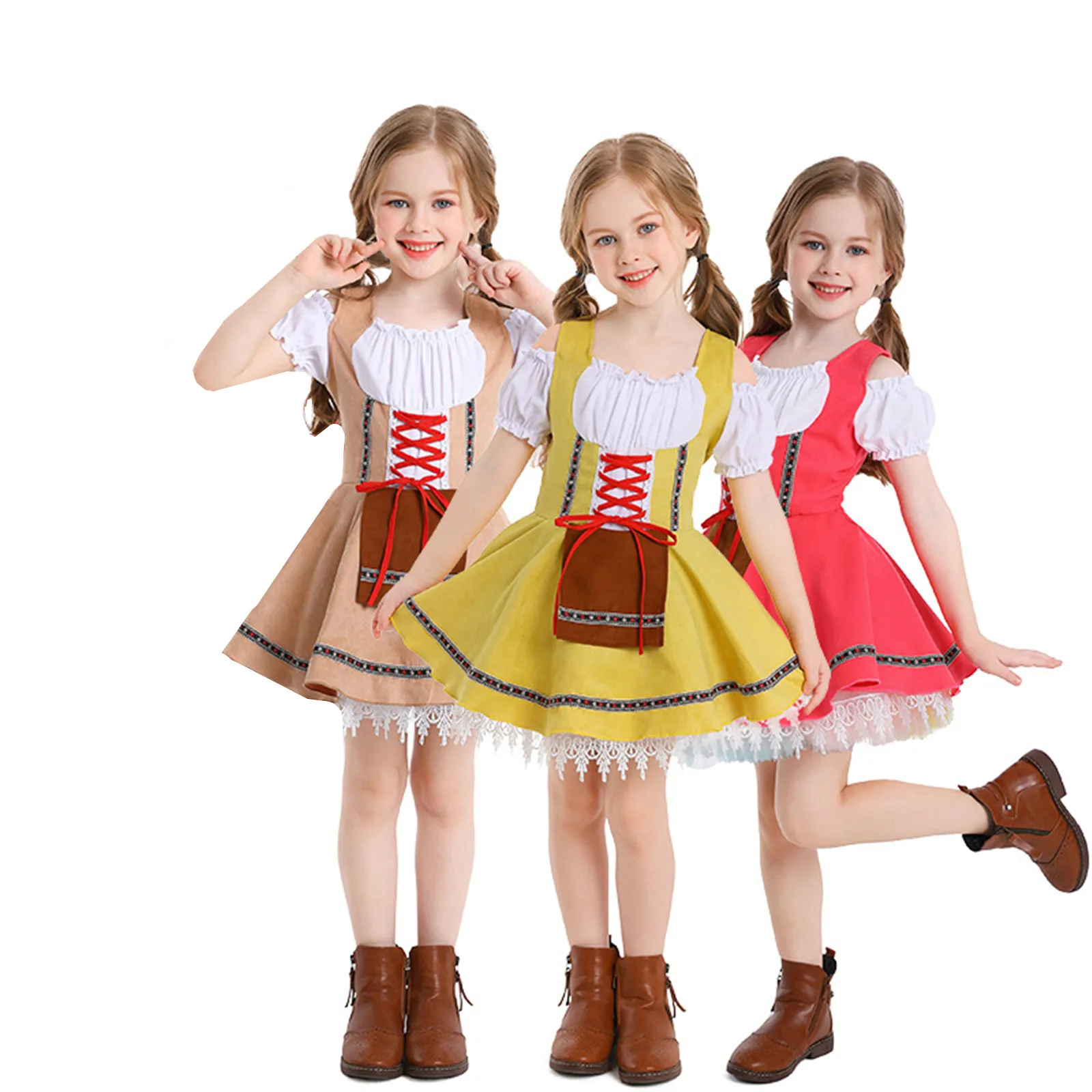 Kid Oktoberfest Costumes for Girls cosplay costume,kids girls dress