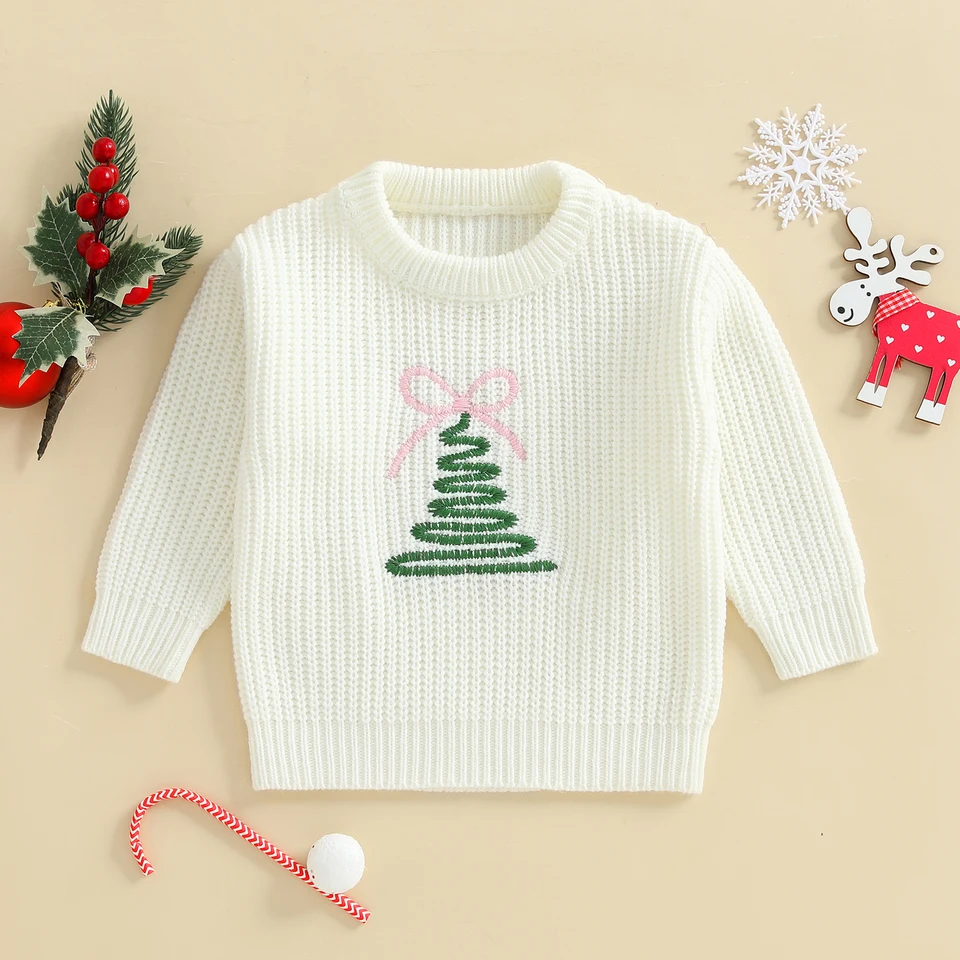 Générique Pull Noel Bebe Fille, Fille Noël 3D Pull Enfants Avec