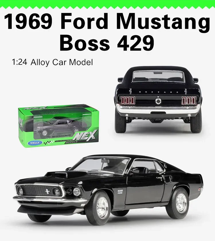 Danbury Mint 1969 Ford Mustang Boss 429 Super Rare New