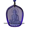GOOD LUCK pocket efficacious Mascot Bless Safe luck Green Tara Pharmacist Medicine Buddha Crystal Pendant Buddhist Amulet 6