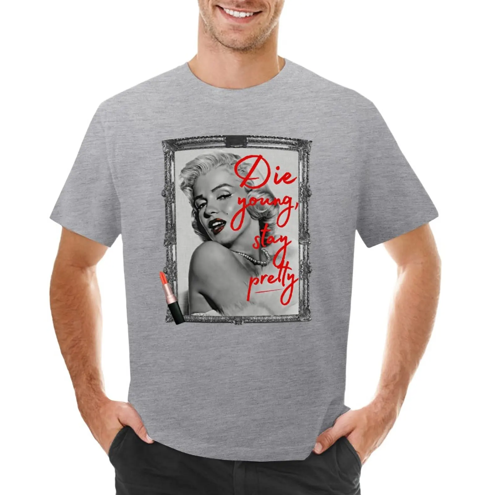 

Marilyn Monroe T-Shirt blanks for a boy Short sleeve tee summer top heavy weight t shirts for men