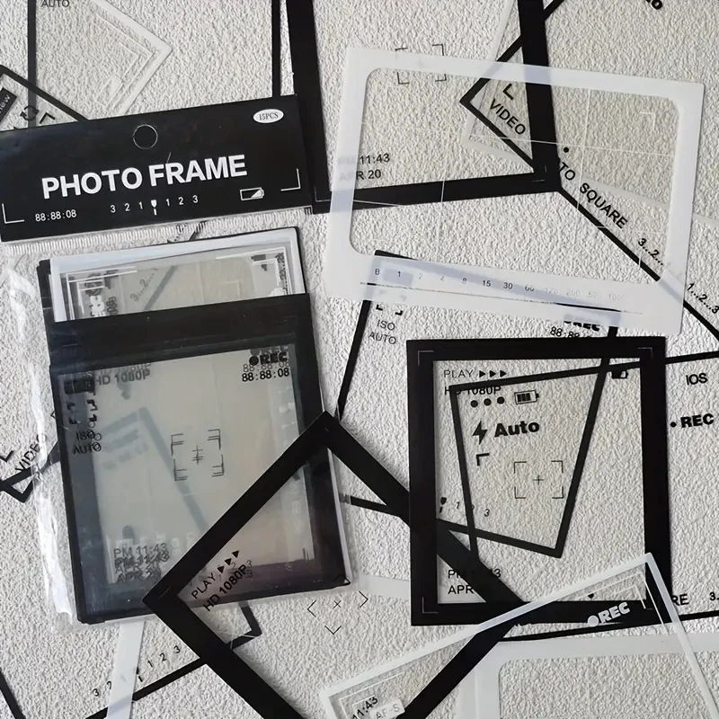 MyGiftHome 15PCS DIY Decorative Retro Camera Film Stickers