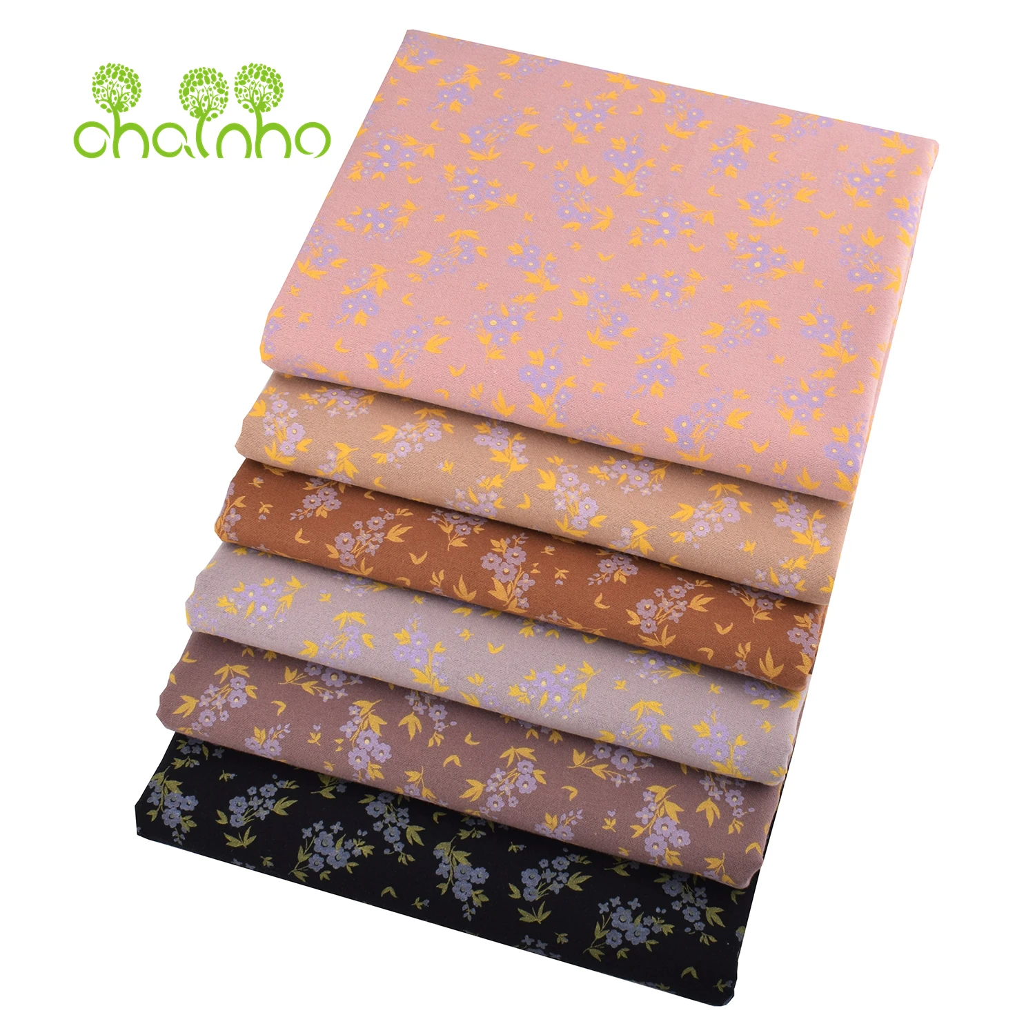 Chainho,Brushed Fabric,Cotton-Polyester,Reactive Dyeing,DIY Sewing Quilting Material For Cushion,Pillow,Sofa,Tablecloth,25MM8