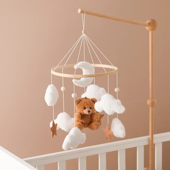 Wooden Baby Crib Mobile Toy 1