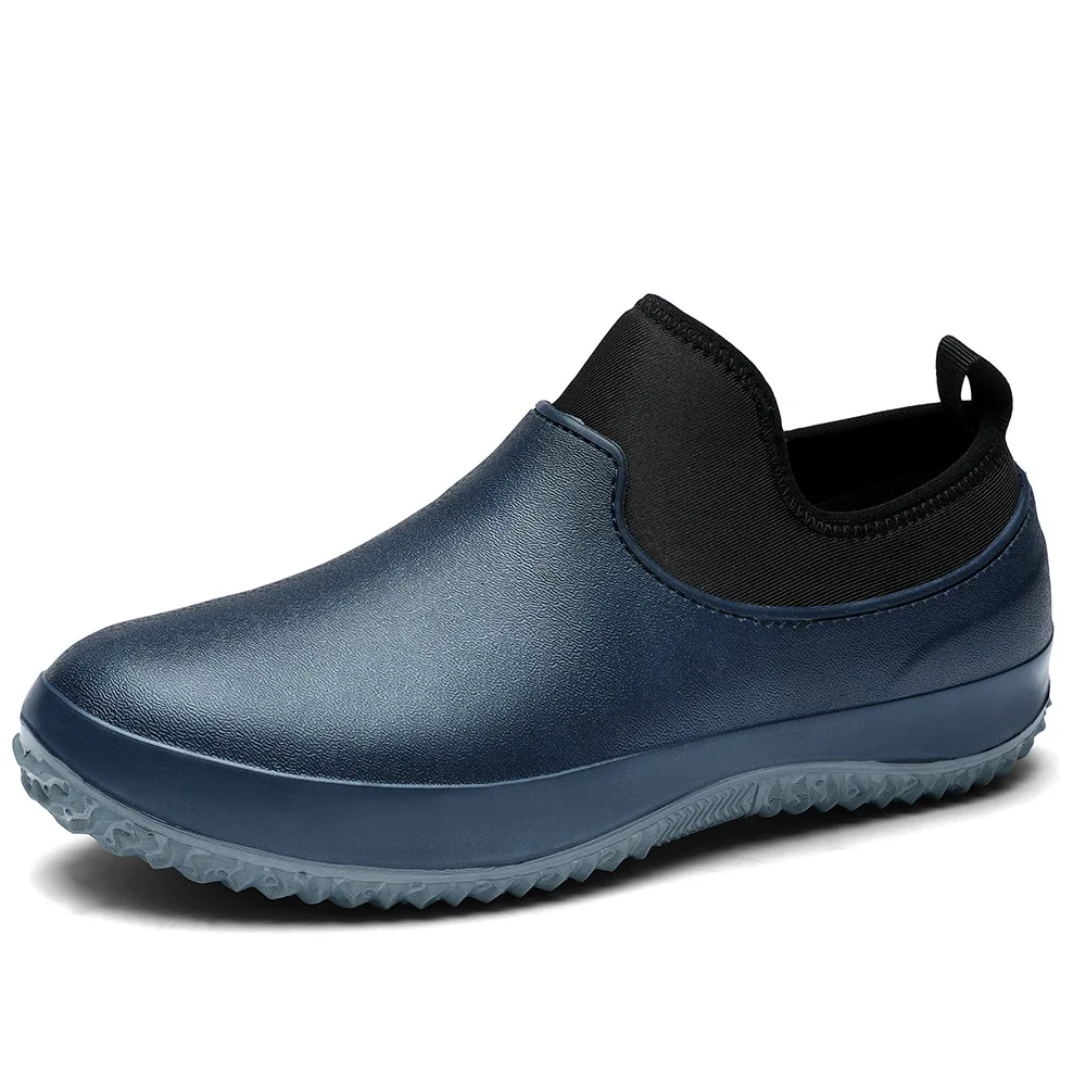 Kidmi New Men Slippers Mens Non Slip Work Shoes Slip On Water Resistant Walking Sneakers Waterproof Food Service Chef Kitchen 2