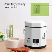 

1.2l Mini Electric Rice Cooker 2 Layer Steamer Multi-purpose Steamer Electric Heating Gas Cooker Portable Food Heating Lunch Box
