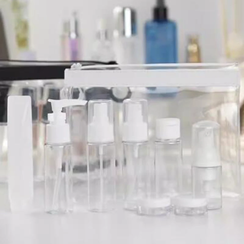 Set Di 5 Bottiglie Da Viaggio Per Liquidi 90 Ml - Contenitori TSA, Antigoccia, Con Sacchetto Impermeabile Ed Etichette - 4