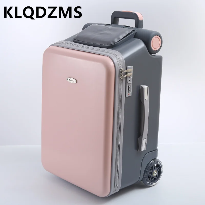KLQDZMS 20 Inch High-quality Suitcase Universal Wheel Student Trolley Case Small Boarding Box Children's Gifts Rolling Luggage