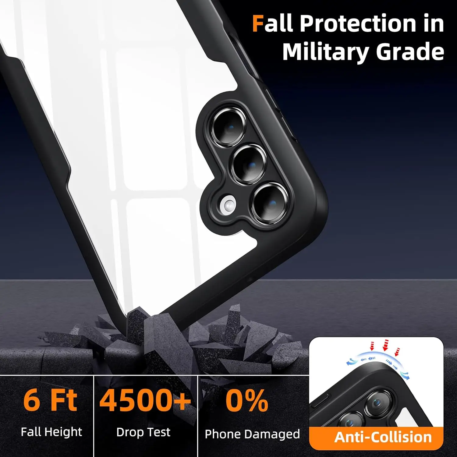 Enhanced Shockproof Full Body Protection Case - Durable Protective Cover