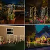 Solar Firefly Lights 160 LED Fairy Garden Lights Waterproof Decorative Landscape Lamp Swaying Solar Firefly Lights Outdoor 5