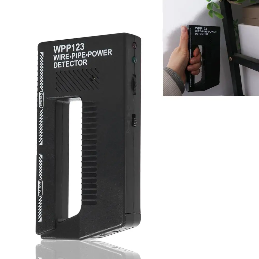 Wpp123 Wandscanner Metaaldetector Hoge Gevoeligheid Verstelbare Alert Pipe Power Multifunctionele Metaaldetectie