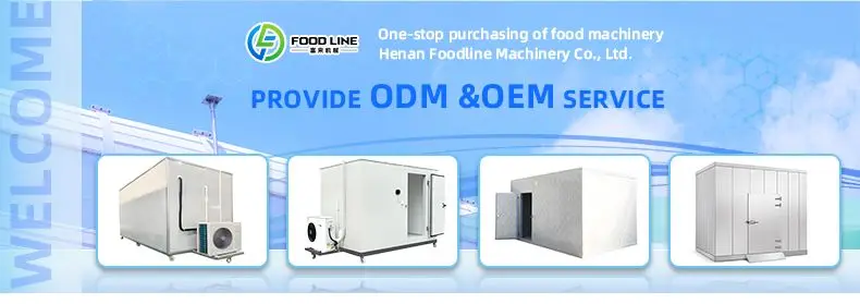 Refrigerated Cold Storage Room (+2°C to +8°C) for Fresh Fruits and Vegetables