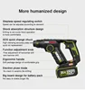 WORX WU380S 20V  brushless/Cordless Rotary hammer-power tools,lithium,Forward/Reverse,industry/drill concrete/wood/steel/martelo 3