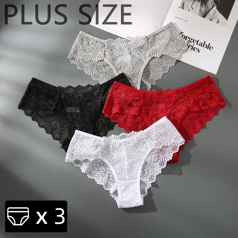Sexy Lace Panties Low-Rise Underwear main image 1
