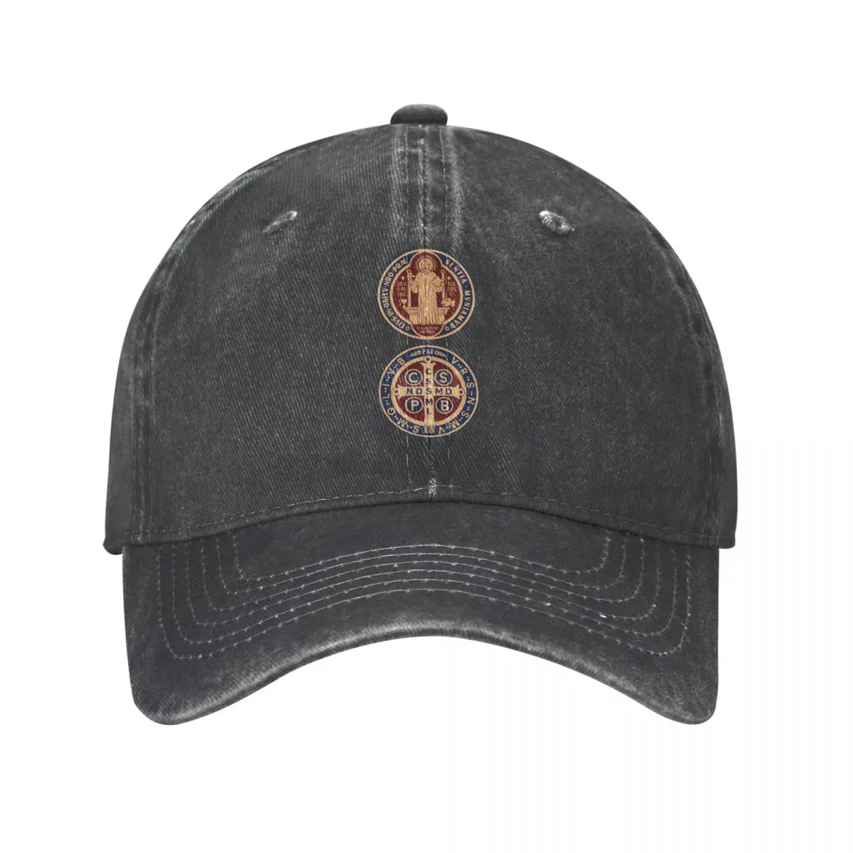 

Saint Benedict Medal Baseball Cap cowboy hat Peaked cap Cowboy Bebop Hats Men and women hats