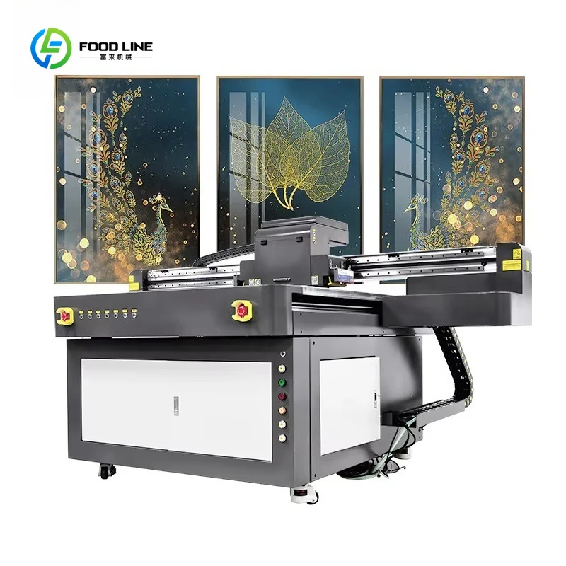 Stampante Digitale UV Flatbed 1313 per Grandi Formati, Macchina per Stampa su Ceramica, Vetro e Metallo Personalizzata - immagine 5