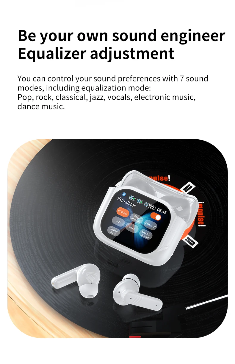 AI Translator Bluetooth 134Languages Bluetooth 5.4 Wireless Headphones Translation Earphones Waterproof Rating Long Battery Life S58393ffa9ebc409ba0b0180fce7af9b0r