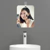 New 1pcs Acrylic Mirror With Wall Suction Shower Mirror For Man Shaving Women Makeup Portable Travel Bathroom Accessories 6
