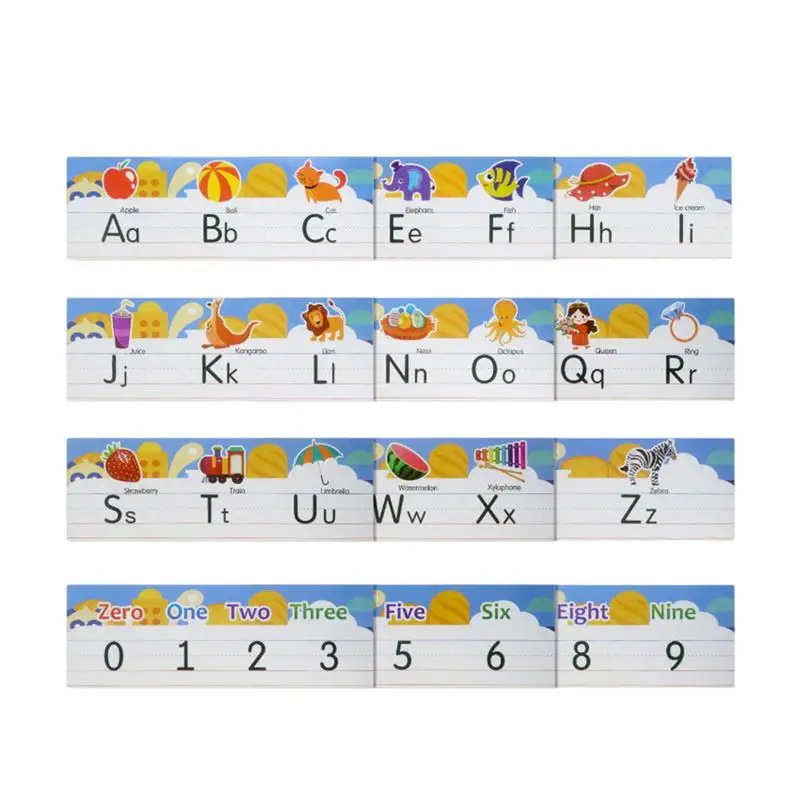 

Alphabet Line Bulletin Board Manuscript Bulletin BoardWall Alphabet Chart Nursery Decor 0-10 Number & A To Z Letters For