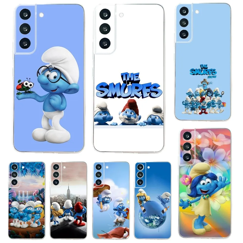Movie The S-Smurfs-S Custodia Per Telefono Per Samsung Galaxy A71,70,52,51,40,31,A50,30S,21S, Note20Cover Ultra Trasparente