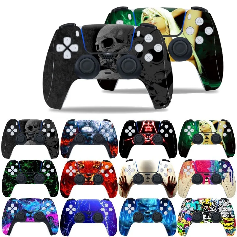 Sell Well Anti-slip Stickers Decal Protective Skin Sticker For PlayStation 5 PS5 Controllers Game Console Joystick Accessories