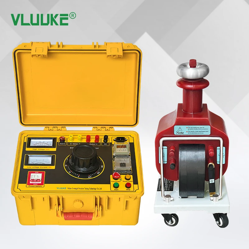 VLUUKE BYQ5kVA 고전압 테스터 (건식) 포인터 디스플레이 5kVA/50kV 에폭시 진공 주조 CD 코어 소형 디자인