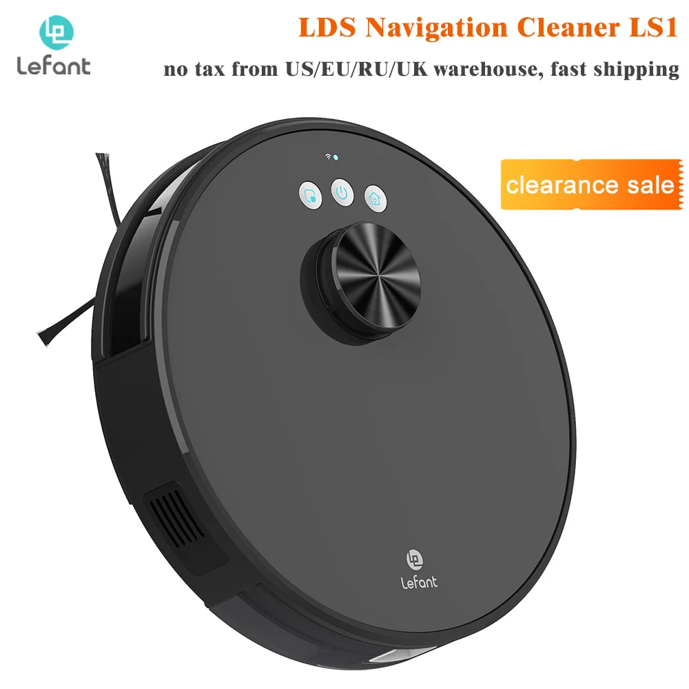 Lefant LDS Lidar Navigation Laser System Robot Vacuum Cleaner Real-time  Maps No-go Zone Area Clean APP Voice for Home Appliance
