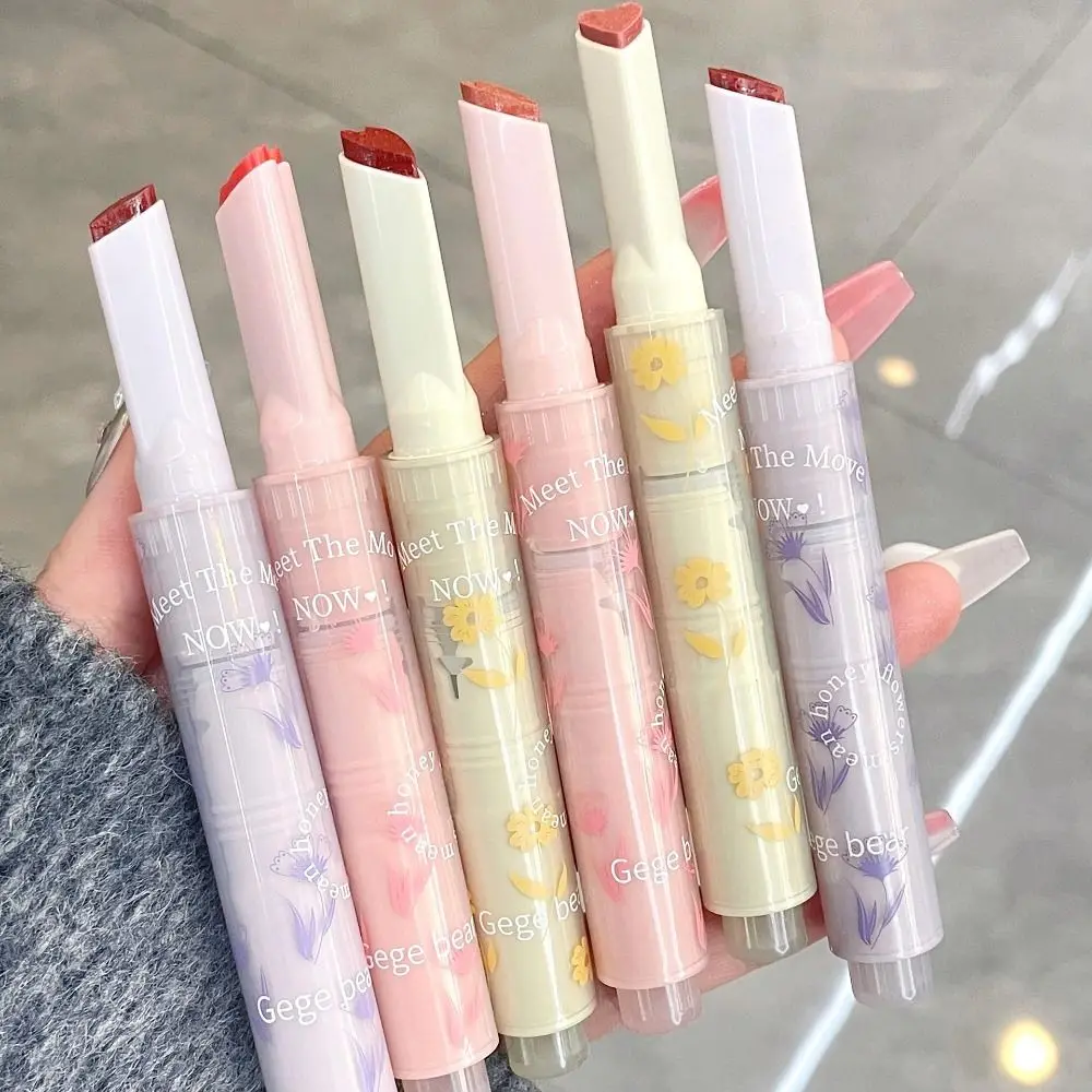 Cosmetici A Lunga Durata Per Le Donne Lip Tint Lipgloss Regalo Coreano Clear Lip Glaze Jelly Mirror Rossetto Lip Gloss Flower Lipstick