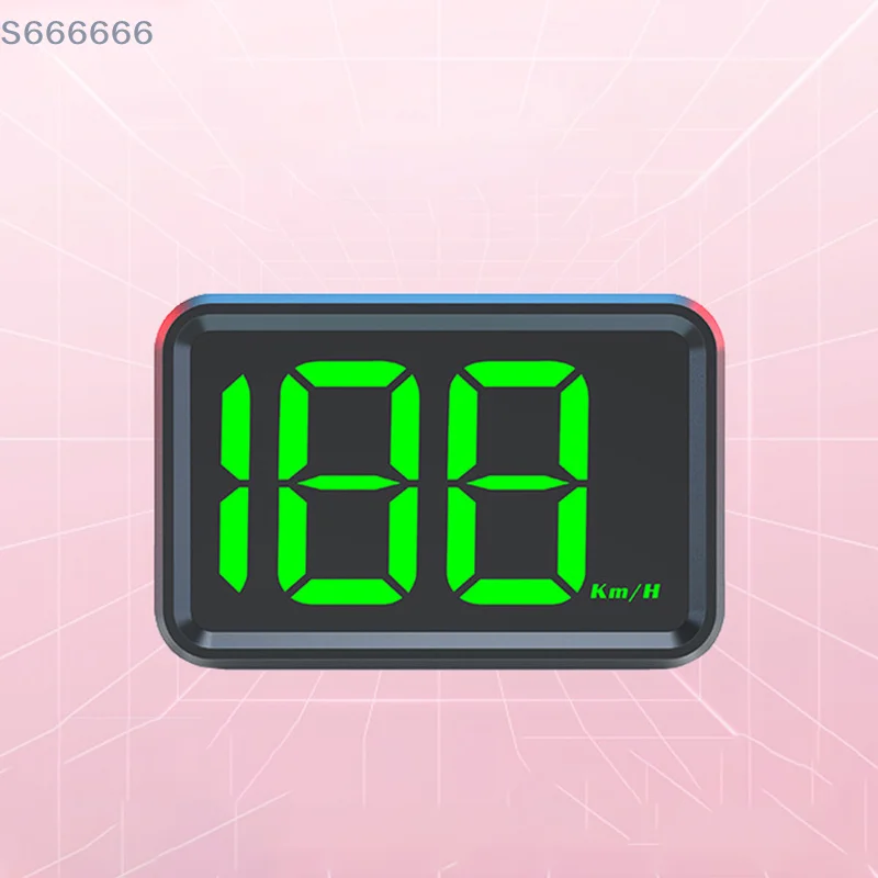 LED GPS Speed Meter Overspeed Alarm For All Vehicle Truck Digital Speedometer Car GPS HUD Head Up Display High-definition
