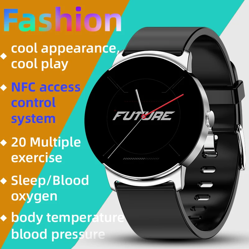 

Blood Glucose Smart Watch ECG+PPG Precise Body Temperature Heart Rate Monitor Healthy Blood Pressure Sports Smartwatch Men Women