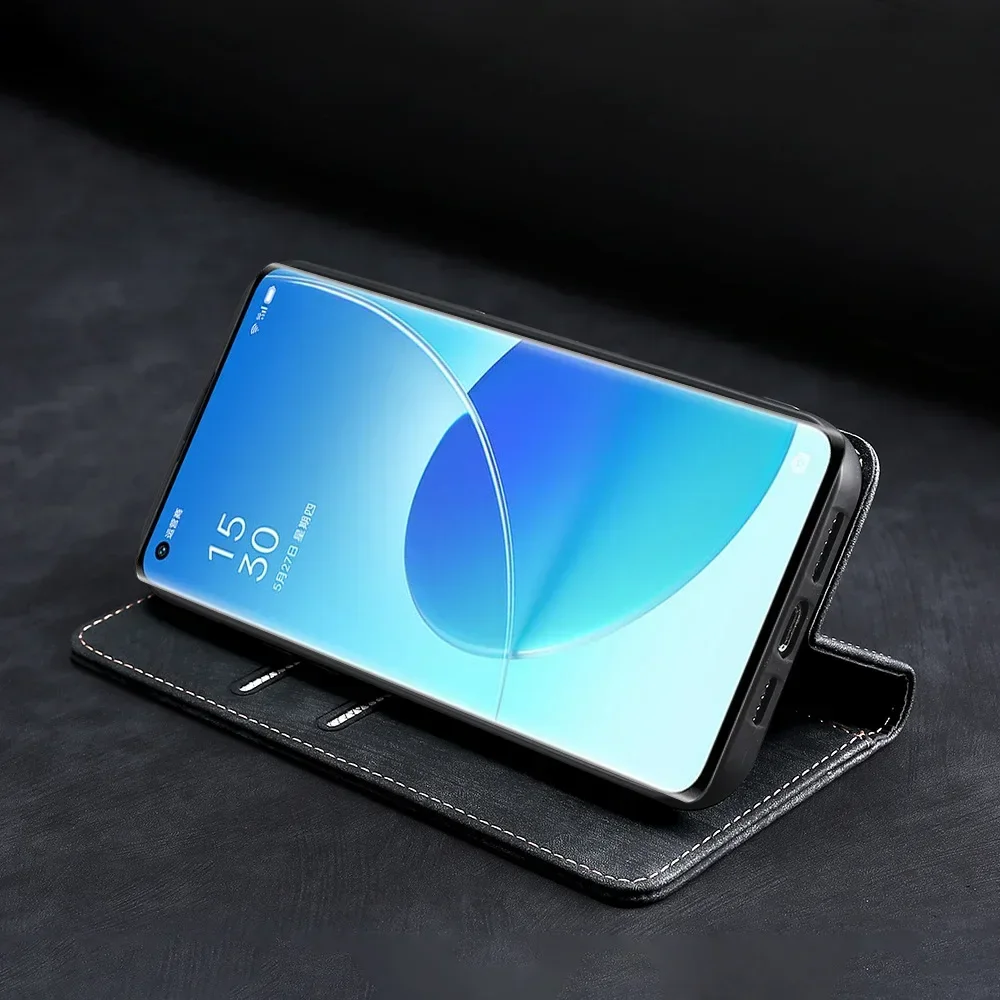 Elegant Leather Flip Cover Business Phone Case - Premium Protection & Style