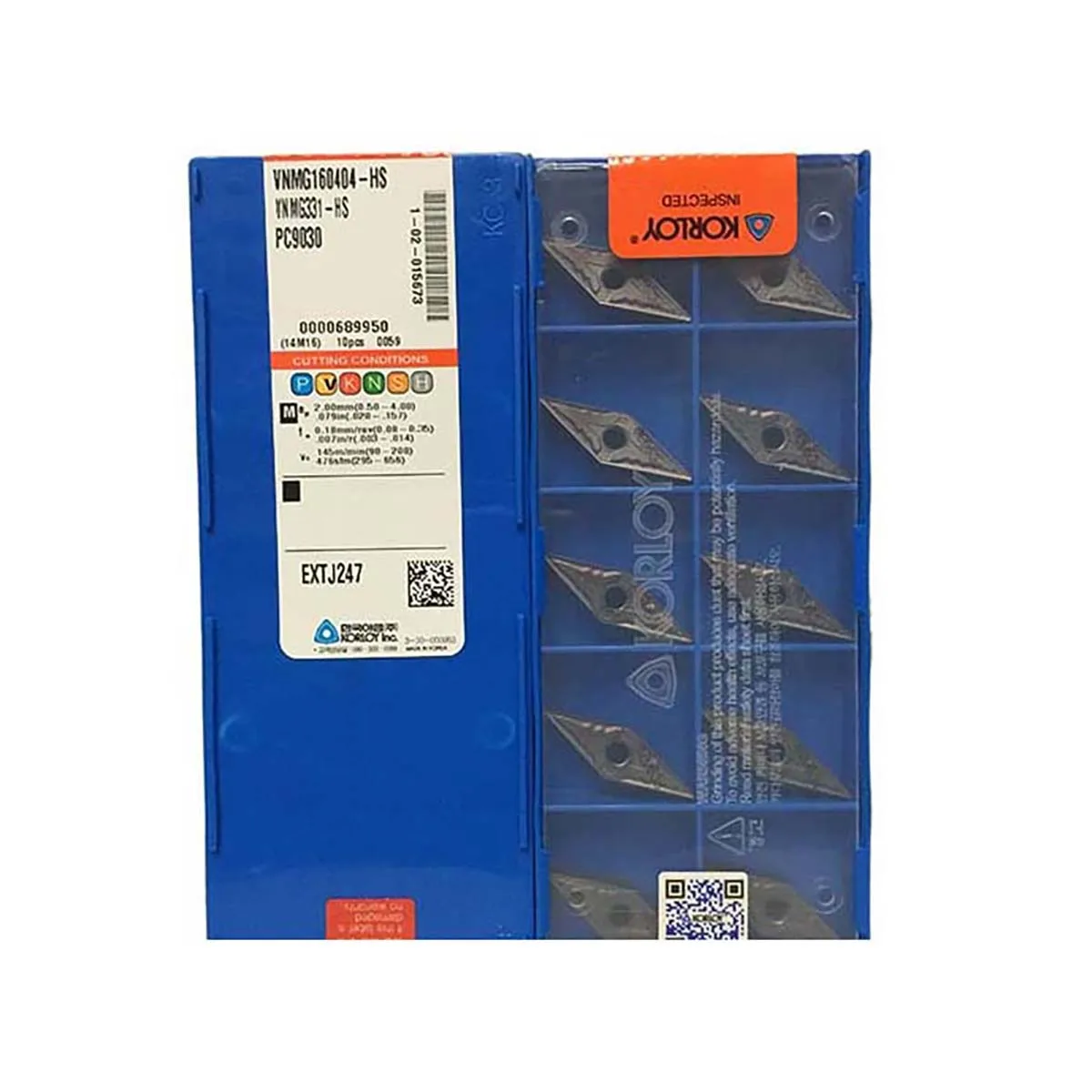 KORLOY 100% Original VNMG VNMG16 VNMG160404 VNMG160408 B15