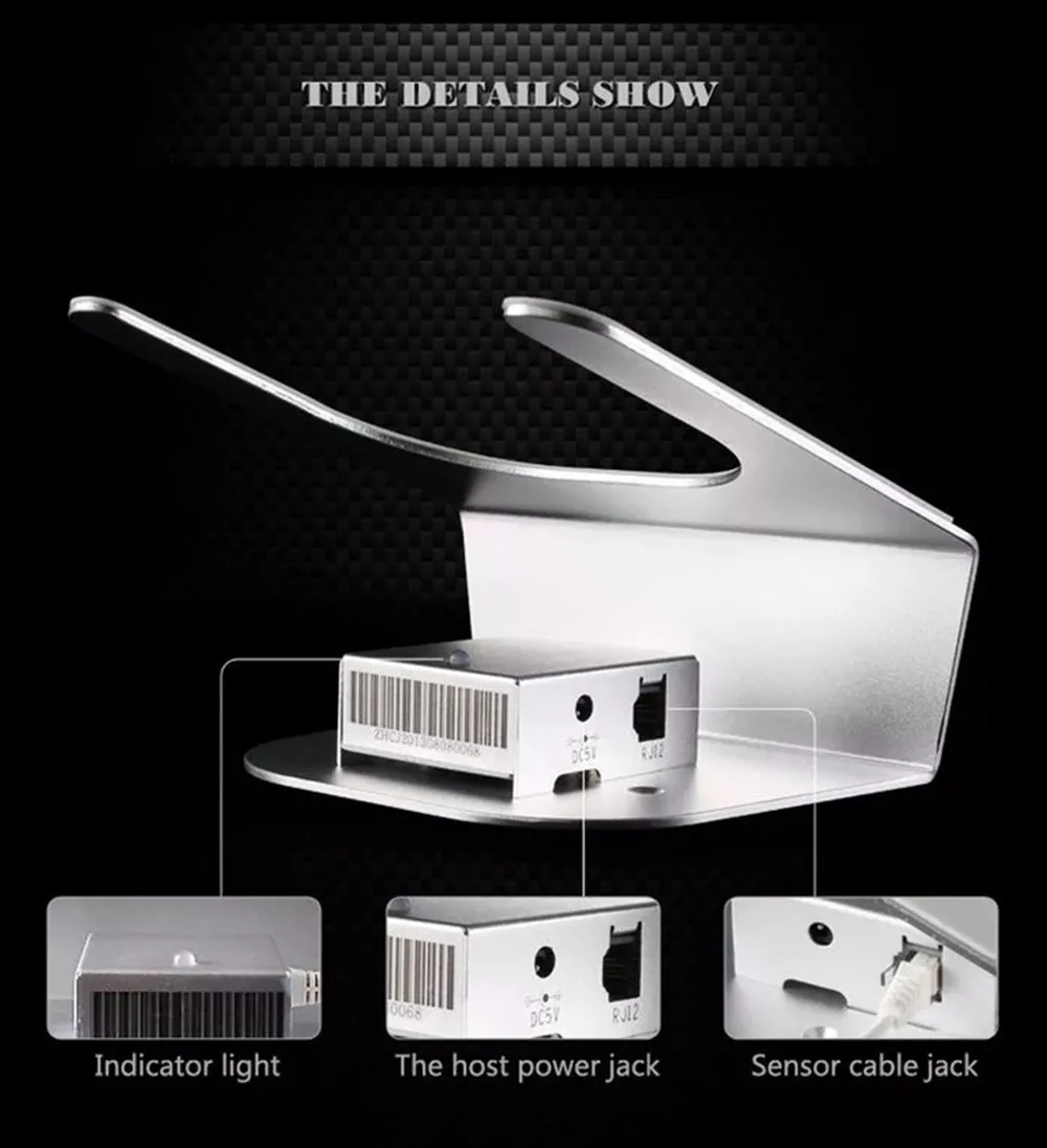 PC Security Display Stand Tablet Holder Alarm Mount Rack Devices Anti Theft for Retail Shop with Charging and Alarm Funtion