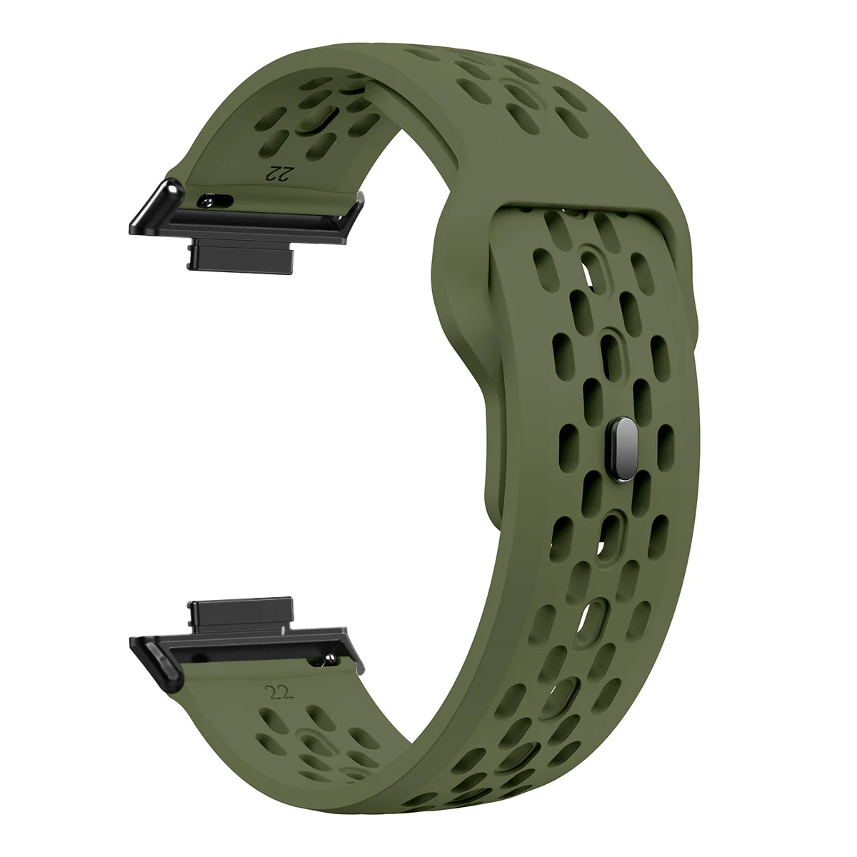 Breathable Sports Silicone Replacement Strap - Universal Fit Wristband Bracelet