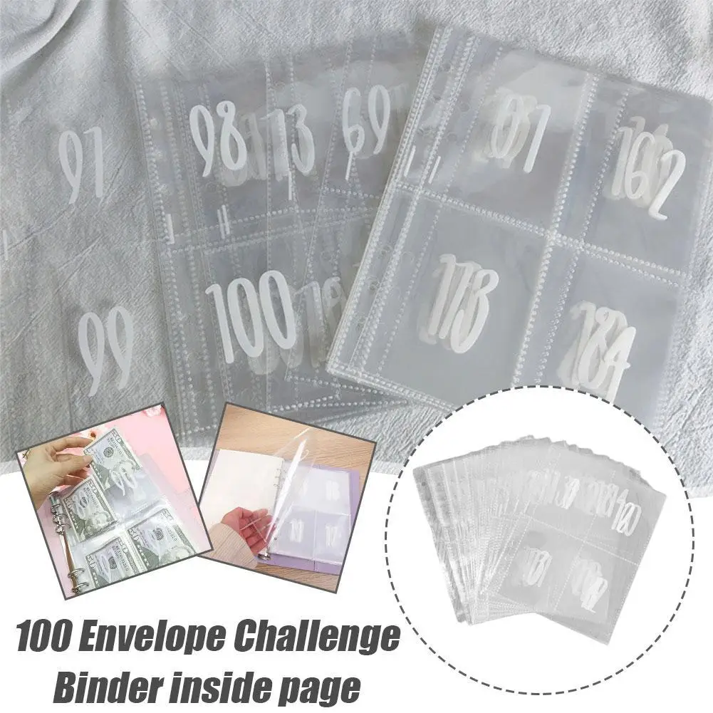 Cash Saving Binder 100 Envelope Cash Saving Challenge Binder100 Day Couple Savings Challenge Notebook For Adults PlanningTracking Financial Goals