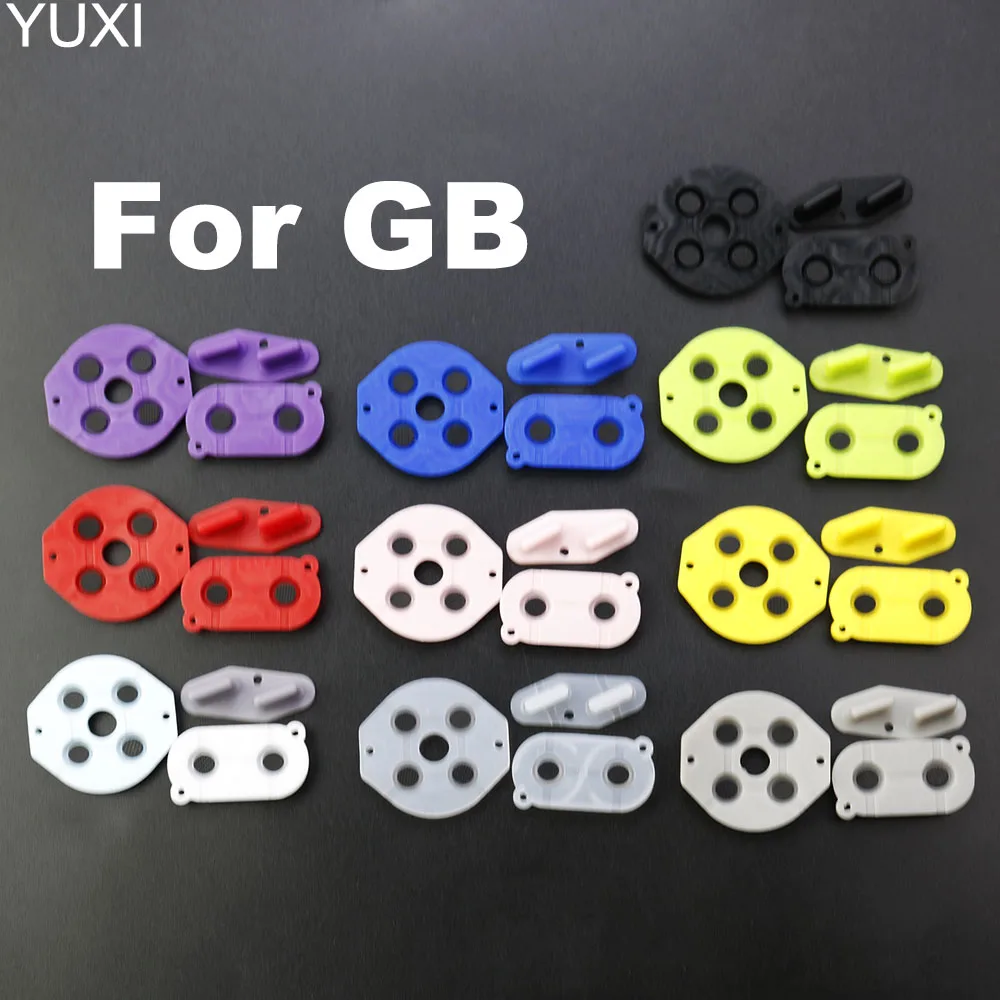 Yuxi 1Set Nuovissimo Adesivo Conduttivo Per Gb Game Boy Classic Gb Silicone Rubber Key Pad Console Sistema Dmg