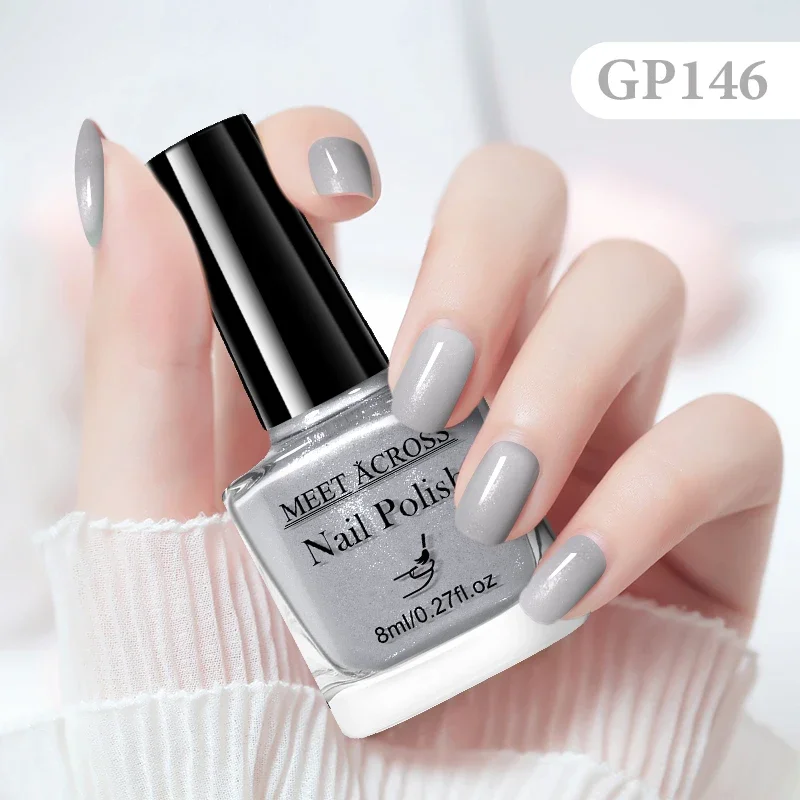 Vibrant Quick-Dry Water-Based Nail Polish Collection - 48 Long-Lasting Colors