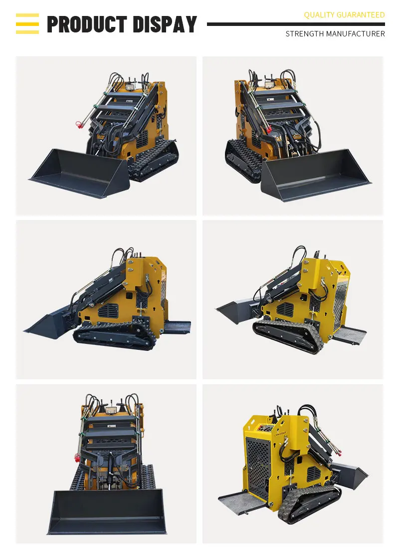 Neuer Dieselkopflader mit verschiedenen Zubehörteilen. Mini-Kopflader zu einem reduzierten Preis – Detail 7