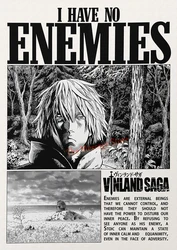 Vinland Saga Minimalist Aesthetic Canvas Art - 40X60cm Unframed (2)