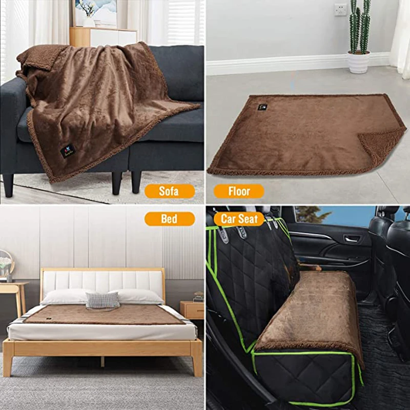 Couple Romantic Blanket Winter Warm Cozy Shaggy Blanket-Thickened King Size Blanket 100% Waterproof and Stain Resistant-Blanket