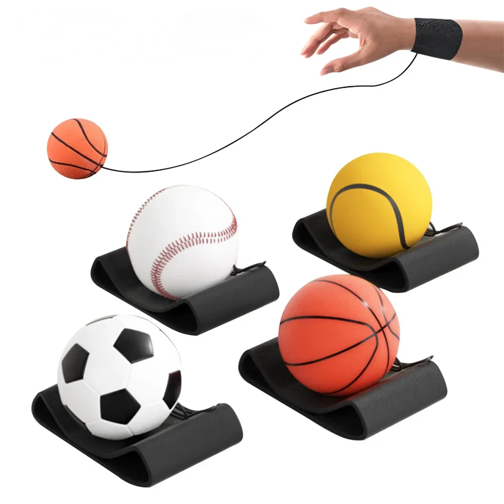 1Pc Returned Balls Wrist Elastic Ball Wrist Return Ball Hand Throw Back Exercise Coordination Gift Diameter 6Cm wrist return ball