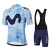 Movistar 2025 Cycling Jersey Set Summer Spain MTB Bike Clothes Uniform Maillot Ropa Ciclismo Men Bicycle Clothing Suit Hombre 5